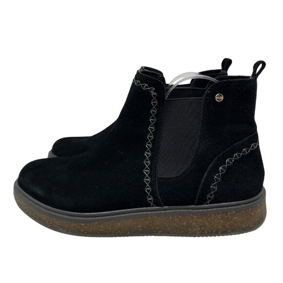 Earth Elements Avens Black Suede Chelsea Boots Size 12 - Picture 4 of 13